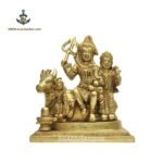 PURE BRASS SHIV PARIVAR IDOLS 7"