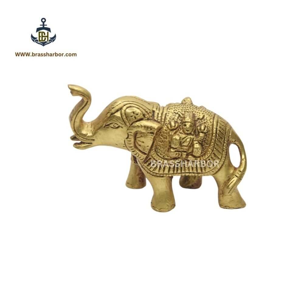 Pure Brass Elephant 3" - Image 3