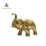PURE BRASS ELEPHANT IDOL 4"