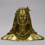 PURE BRASS ADIYOGI STATUE- 4IN