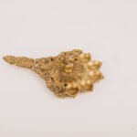 PURE BRASS PEACOCK PANCH AARTI DIYA 1'