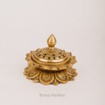 PURE BRASS LOTUS DHOOP DHANI 4'