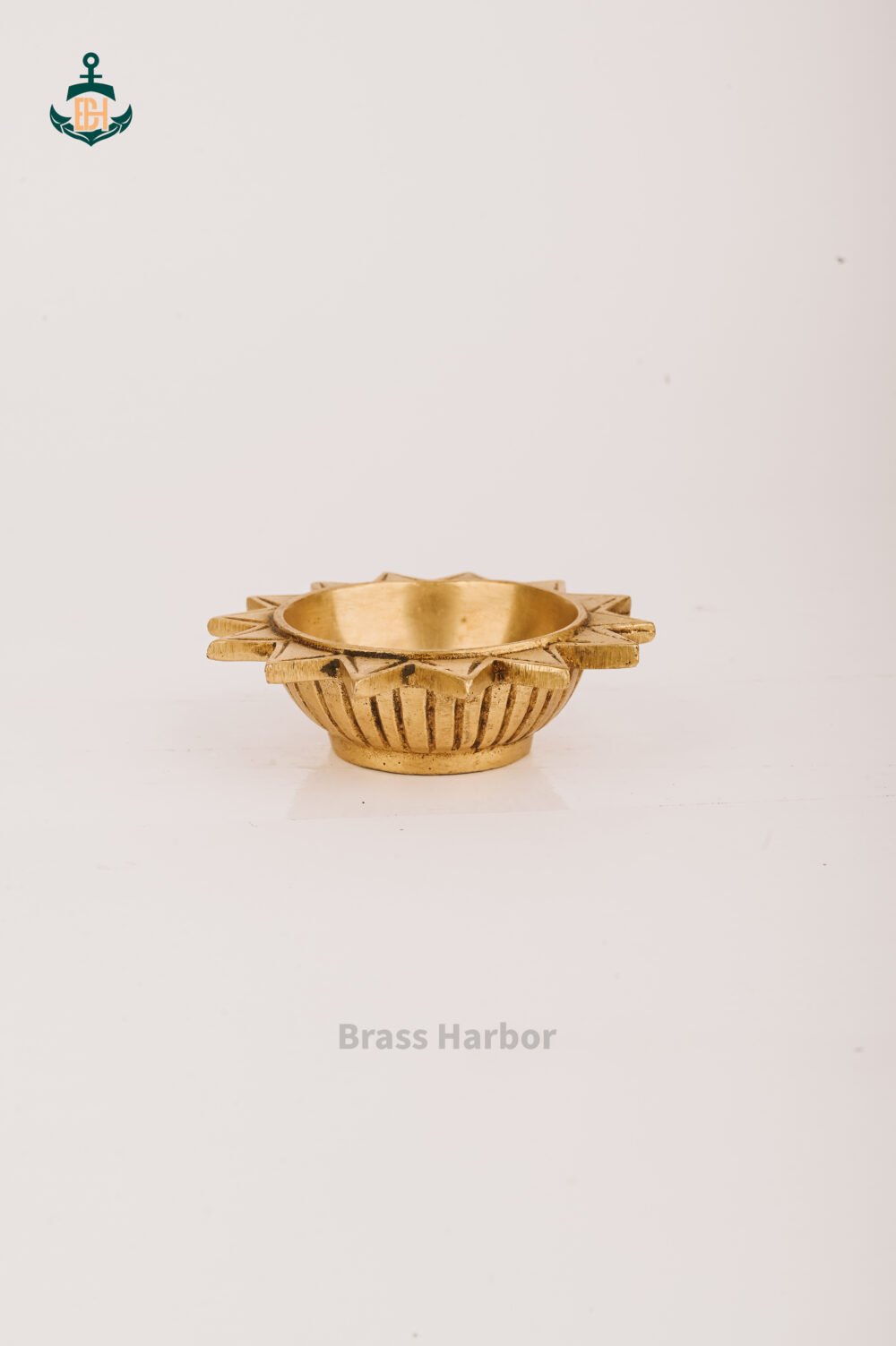 PURE BRASS ANTIQUE AKHAND DIYA 1.5" - Image 3