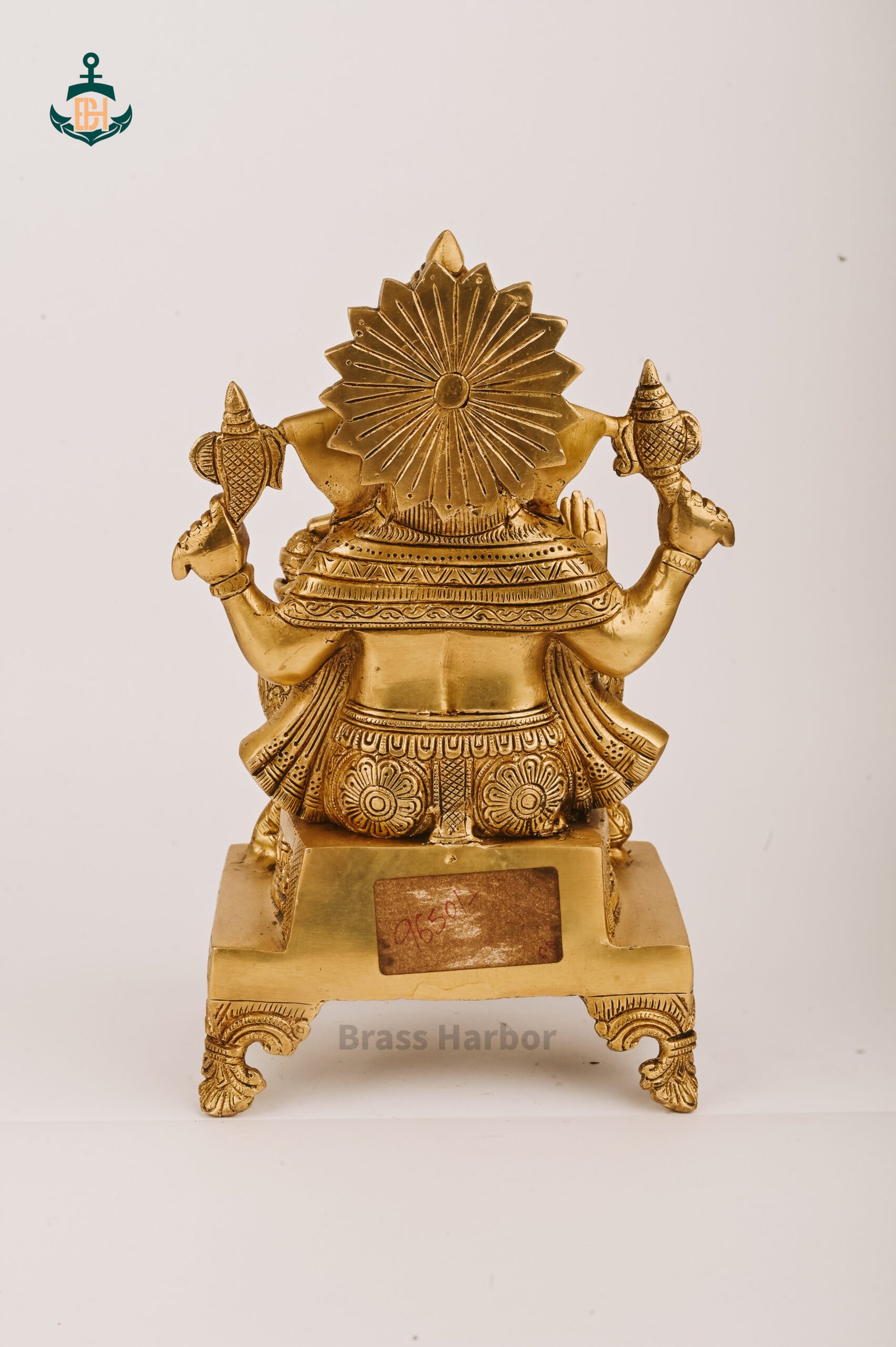 PURE BRASS GANESH JI IDOL 14' - Image 3