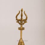 PURE BRASS SHIVA TRISHUL 8"
