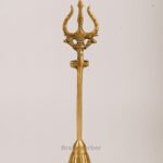 PURE BRASS SHIVA TRISHUL 11"