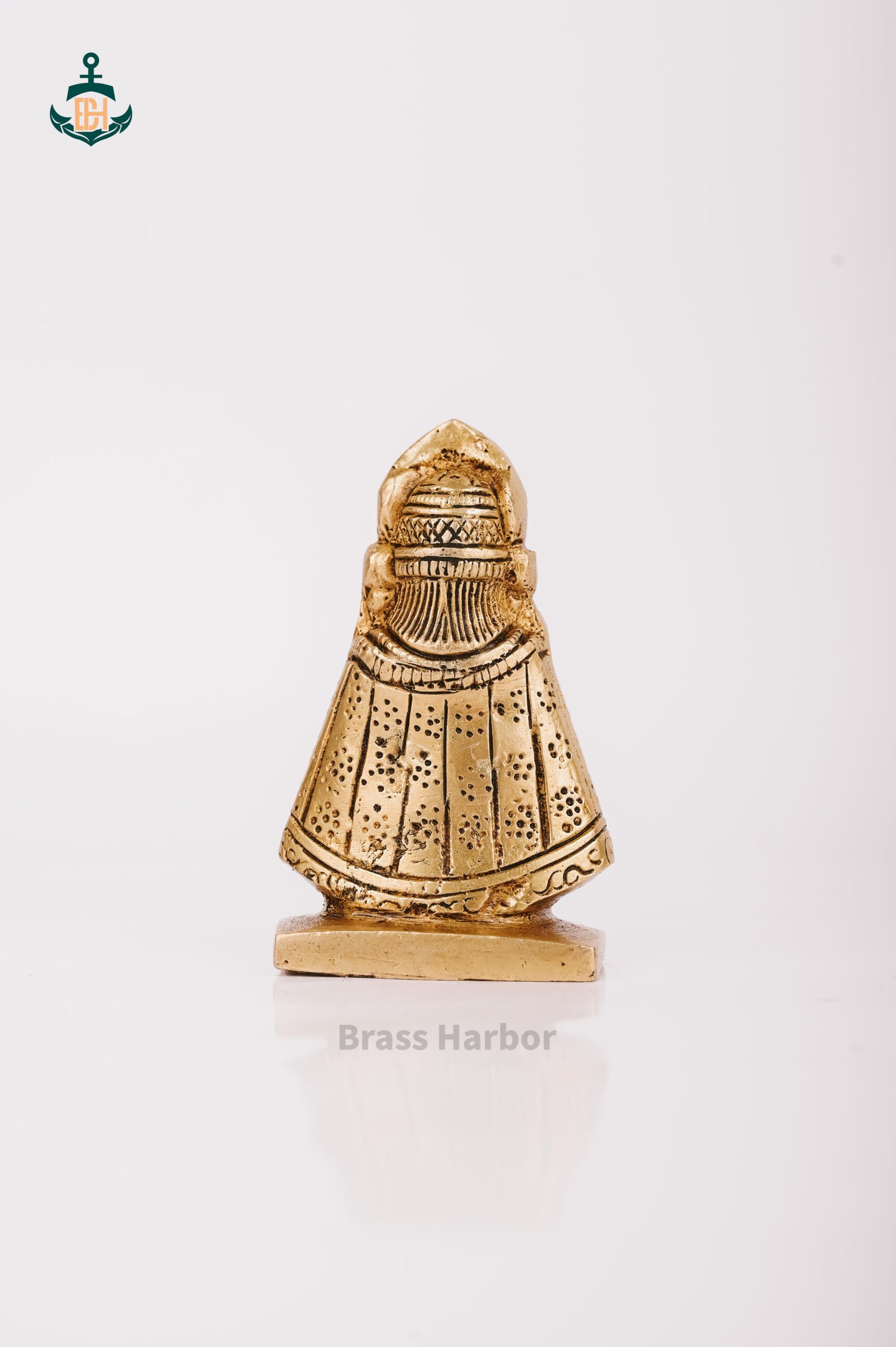 PURE BRASS LORD KHATU SHYAM JI IDOL 3" - Image 3