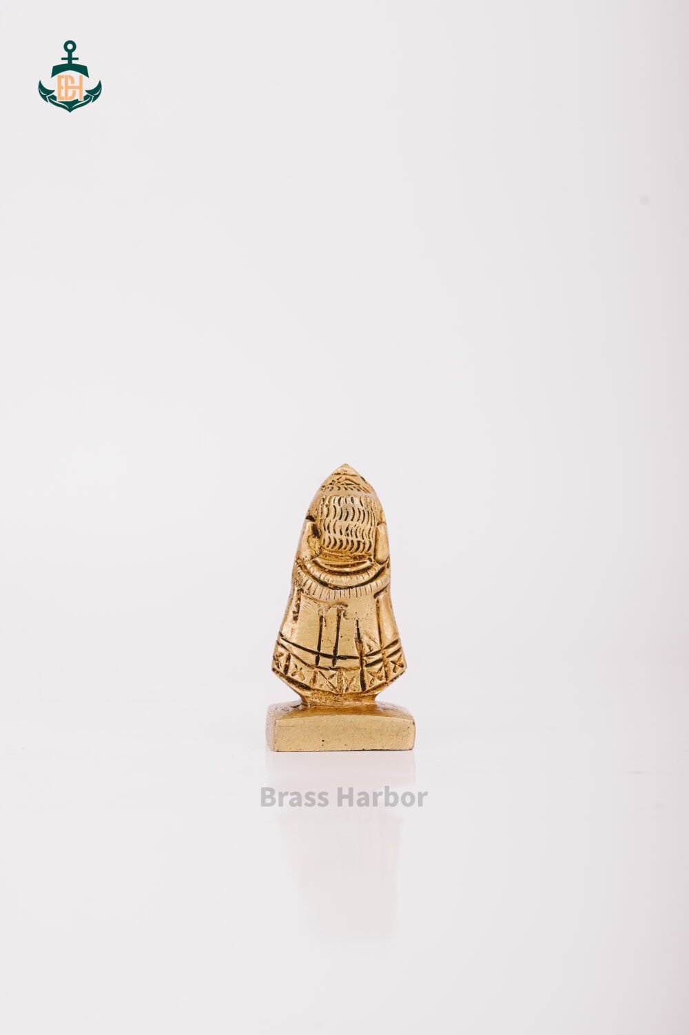 PURE BRASS KHATU SHYAM JI IDOL 2.5" - Image 3