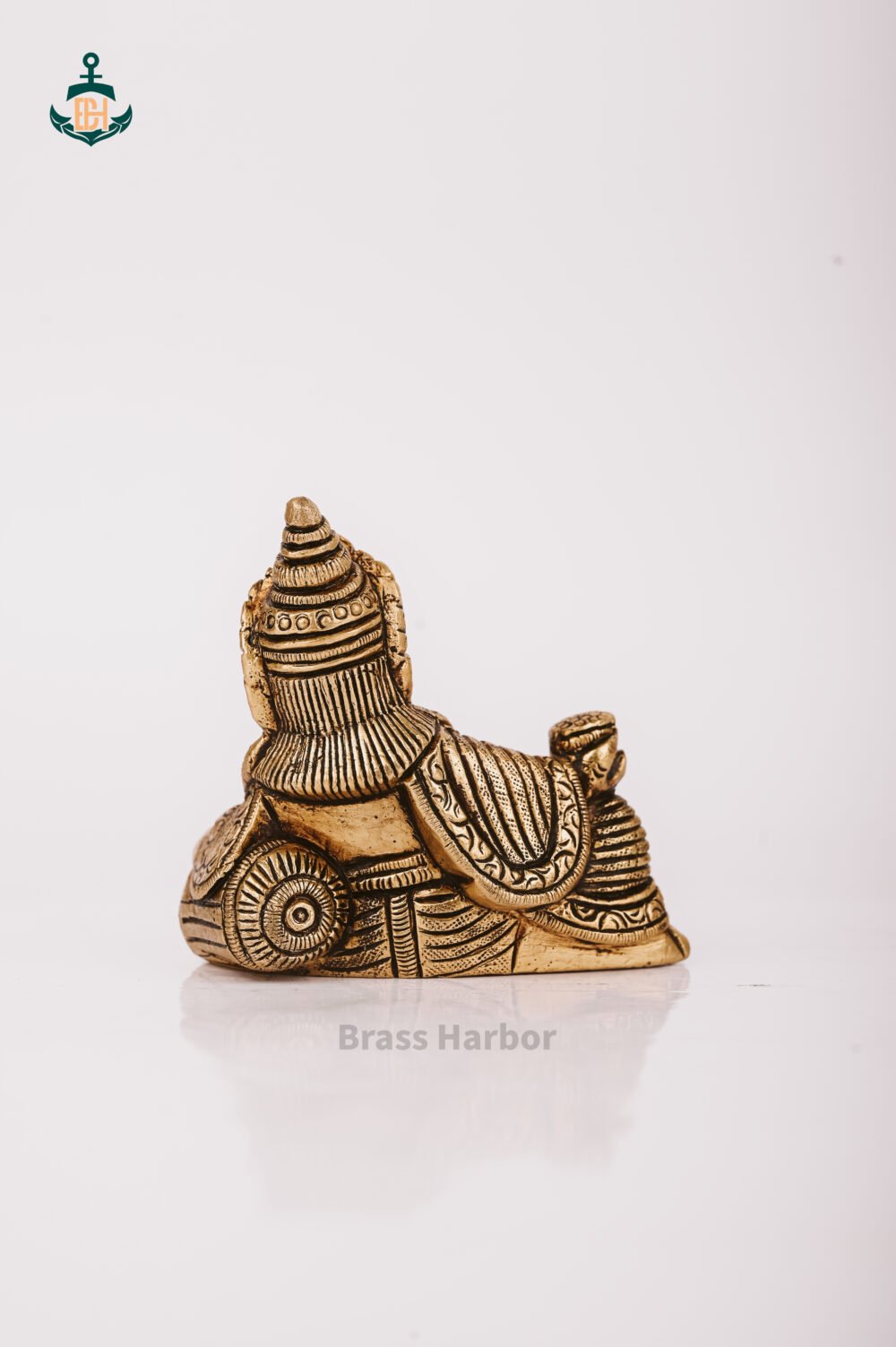 PURE BRASS LORD KUBER JI IDOL 3" - Image 3