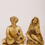 PURE BRASS MUSICIAN SET OF FOUR 7"